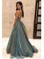 A-Line V-Neck Sparkling Long Prom Dress Formal Evening Dresses 99501504 A-Line V-Neck Sparkling Long Prom Dress Formal Evening Dresses 99501504