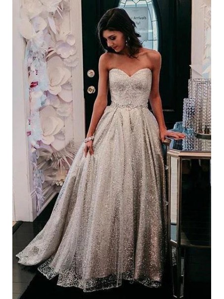 Ball Gown Sweetheart Sequins Long Prom Dress Formal Evening Dresses 99501505