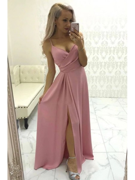 Sheath V-Neck Long Prom Dress Formal Evening Dresses 99501509