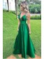 A-Line V-Neck Long Prom Dress Formal Evening Dresses 99501512