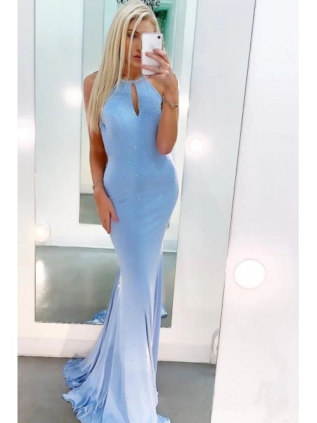 Mermaid Beaded Long Prom Dress Formal Evening Dresses 99501522