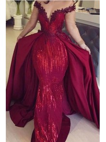 Mermaid Sparkling Long Prom Dress Formal Evening Dresses 99501531