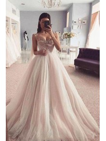 A-Line Tulle Long Prom Dress Formal Evening Dresses 99501537 A-Line Tulle Long Prom Dress Formal Evening Dresses 99501537