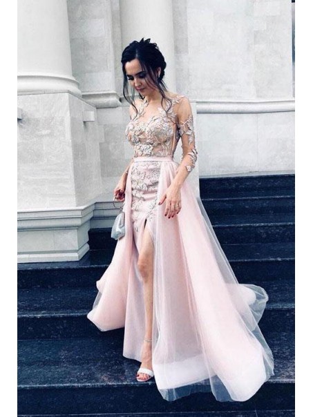 Elegant Long Sleeves Prom Dress Formal Evening Dresses 99501546