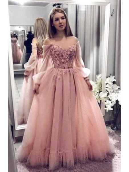 A-Line Tulle Long Prom Dress Formal Evening Dresses 99501554 A-Line Tulle Long Prom Dress Formal Evening Dresses 99501554