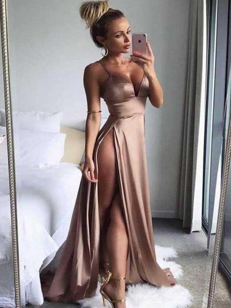 Sexy High Slits Long Prom Dress Formal Evening Dresses 99501572