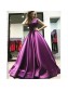 Elegant Satin Ball Gown Long Prom Dress Formal Evening Dresses 99501573