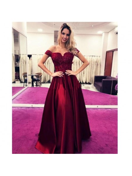A-Line Off-the-Shoulder Lace Long Prom Dress Formal Evening Dresses 99501583 A-Line Off-the-Shoulder Lace Long Prom Dress Formal Evening Dresses 99501583