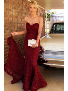 Mermaid Sweetheart Lace Long Prom Dress Formal Evening Dresses 99501590 Mermaid Sweetheart Lace Long Prom Dress Formal Evening Dresses 99501590