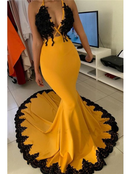 Sexy Mermaid Lace Long Prom Dress Formal Evening Dresses 99501605