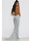 Mermaid Sparkle V-Neck Long Prom Dress Formal Evening Dresses 99501606