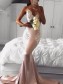 Mermaid Lace V-Neck Long Prom Dress Formal Evening Dresses 99501615