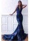 Mermaid V-Neck Long Prom Dress Formal Evening Dresses 99501620