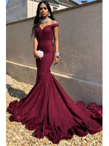 Mermaid Off-the-Shoulder Long Prom Dress Formal Evening Dresses 99501623 Mermaid Off-the-Shoulder Long Prom Dress Formal Evening Dresses 99501623