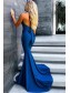 Mermaid V-Neck Long Prom Dress Formal Evening Dresses 99501630