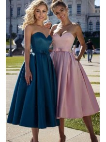 A-Line Sweetheart Satin Long Prom Dress Formal Evening Dresses 99501639
