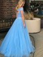 A-Line Two Pieces Beaded Long Prom Dress Formal Evening Dresses 99501667