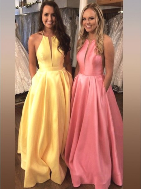 A-Line Satin Long Prom Dress Formal Evening Dresses 99501674 A-Line Satin Long Prom Dress Formal Evening Dresses 99501674
