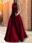 A-Line Beaded Satin Long Prom Dress Formal Evening Dresses 99501686 A-Line Beaded Satin Long Prom Dress Formal Evening Dresses 99501686