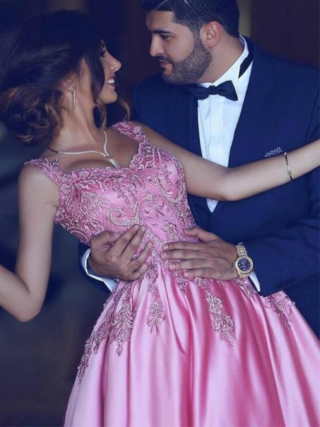 Ball Gown Lace Satin Long Prom Dress Formal Evening Dresses 99501691 Ball Gown Lace Satin Long Prom Dress Formal Evening Dresses 99501691