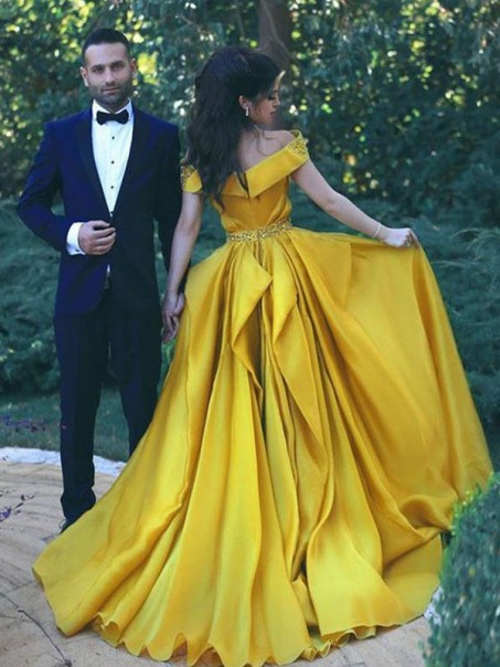 A-Line Beaded Off-the-Shoulder Long Prom Dress Formal Evening Dresses 99501692 A-Line Beaded Off-the-Shoulder Long Prom Dress Formal Evening Dresses 99501692