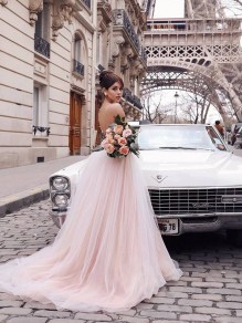 A-Line Lace Tulle Long Prom Dress Formal Evening Dresses 99501698 A-Line Lace Tulle Long Prom Dress Formal Evening Dresses 99501698