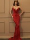 Mermaid Sequins V-Neck Long Prom Dress Formal Evening Dresses 99501700 Mermaid Sequins V-Neck Long Prom Dress Formal Evening Dresses 99501700