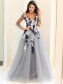 A-Line Long Sleeves V-Neck Long Prom Dress Formal Evening Dresses 99501712 A-Line Long Sleeves V-Neck Long Prom Dress Formal Evening Dresses 99501712