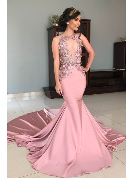 Mermaid Lace Long Prom Dress Formal Evening Dresses 99501717