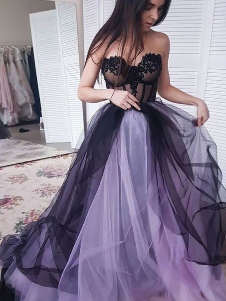 A-Line Sweetheart Lace Tulle Long Prom Dress Formal Evening Dresses 99501732 A-Line Sweetheart Lace Tulle Long Prom Dress Formal Evening Dresses 99501732