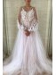 A-Line Lace Tulle Long Sleeves Prom Dress Formal Evening Dresses 99501769 A-Line Lace Tulle Long Sleeves Prom Dress Formal Evening Dresses 99501769