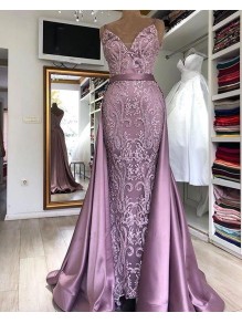 Mermaid Lace Satin Long Prom Dress Formal Evening Dresses 99501772 Mermaid Lace Satin Long Prom Dress Formal Evening Dresses 99501772