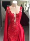 Mermaid Lace V-Neck Long Prom Dress Formal Evening Dresses 99501774