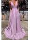 A-Line V-Neck Sparkle Long Prom Dress Formal Evening Dresses 99501800