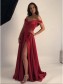 A-Line Off-the-Shoulder Long Prom Dress Formal Evening Dresses 99501808