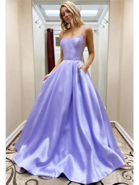 A-Line Spaghetti Straps Long Prom Dresses Formal Evening Gowns 99501818 A-Line Spaghetti Straps Long Prom Dresses Formal Evening Gowns 99501818