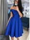 A-Line Off-the-Shoulder Short Prom Dresses Formal Evening Gowns 99501825