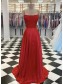 A-Line Spaghetti Straps Lace Long Prom Dresses Formal Evening Gowns 99501827