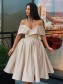 A-Line Off-the-Shoulder Simple Prom Dresses Formal Evening Gowns 99501876