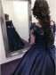 Ball Gown Lace Long Sleeves Prom Dresses Formal Evening Gowns 99501886