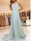 A-Line Lace Chiffon Sweetheart Long Prom Dresses Formal Evening Gowns 99501887