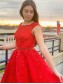 A-Line Beaded Lace Long Prom Dresses Formal Evening Gowns 99501893
