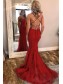 Elegant Mermaid Lace Long Prom Dresses Formal Evening Gowns 99501896