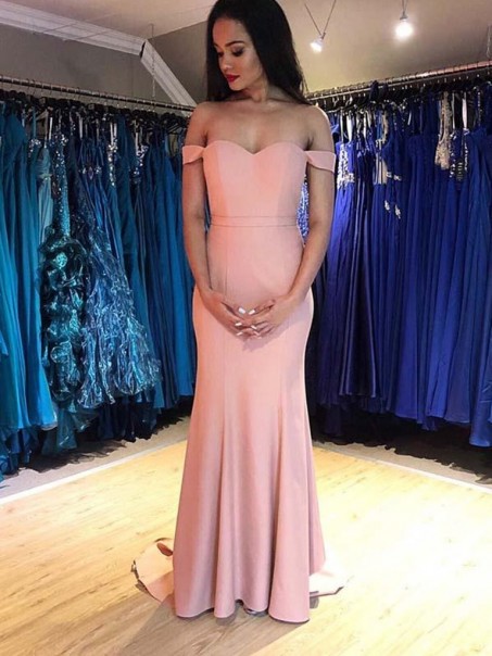 Mermaid Off-the-Shoulder Long Prom Dresses Formal Evening Gowns 99501906