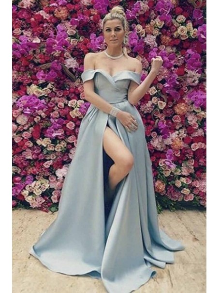 A-Line Off-the-Shoulder Long Prom Dresses Formal Evening Gowns 99501917 A-Line Off-the-Shoulder Long Prom Dresses Formal Evening Gowns 99501917