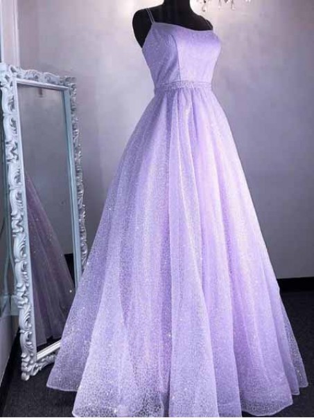 A-Line Spaghetti Straps Long Prom Dresses Formal Evening Gowns 99501926 A-Line Spaghetti Straps Long Prom Dresses Formal Evening Gowns 99501926