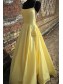 A-Line Spaghetti Straps Satin Long Prom Dresses Formal Evening Gowns 99501927