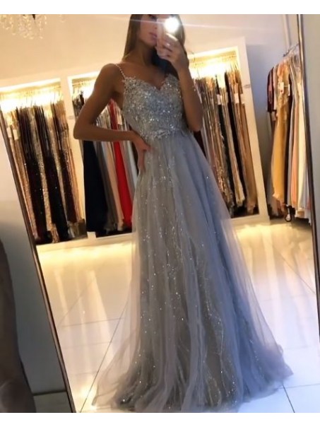 A-Line Beaded Lace Long Prom Dresses Formal Evening Gowns 99501935 A-Line Beaded Lace Long Prom Dresses Formal Evening Gowns 99501935