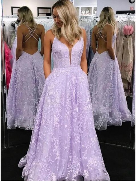 A-Line Lace Long Prom Dresses Formal Evening Gowns 99501968 A-Line Lace Long Prom Dresses Formal Evening Gowns 99501968
