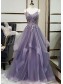 A-Line Tulle Lace Long Prom Dresses Formal Evening Gowns 99501971 A-Line Tulle Lace Long Prom Dresses Formal Evening Gowns 99501971
